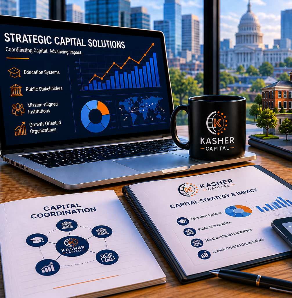 Structured financing for Charter Schools, K-12 School Districts, and Ed Partners for facilities, growth, refinancing, operating stability, and institutional expansion initiatives. Capital coordination for government agencies, municipalities, and public systems. 